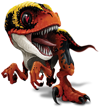 Raptor WowWee Untamed Radioactive Dinos Series by Fingerlings 